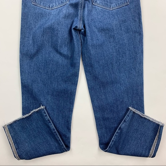 J Brand Jules Rhinestone Tuxedo Stripe Straight Leg Jeans in Urbanite Sz 26 - Picture 16 of 16